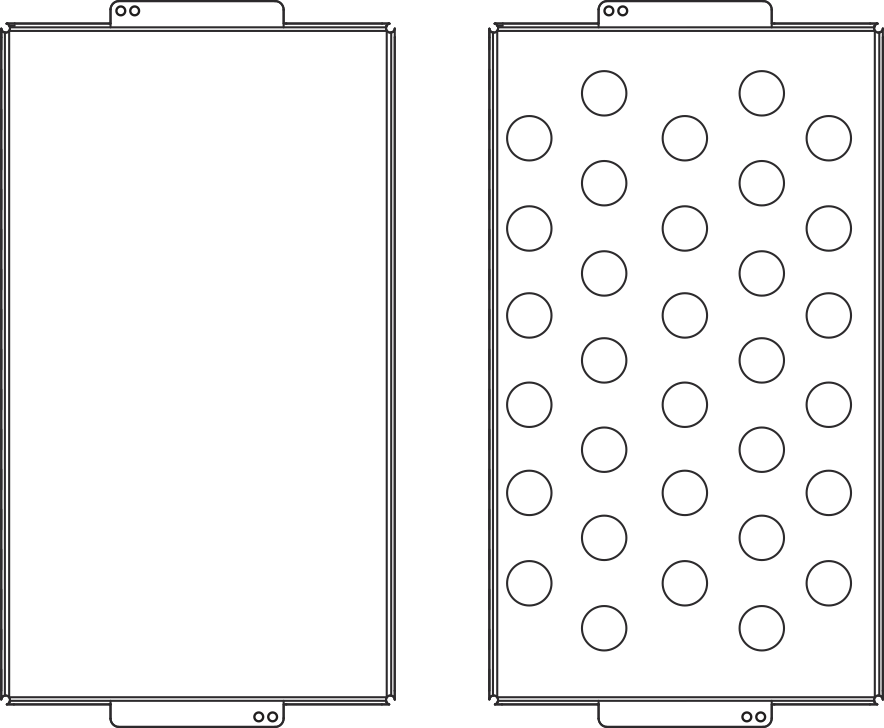 Bandeja rectangular